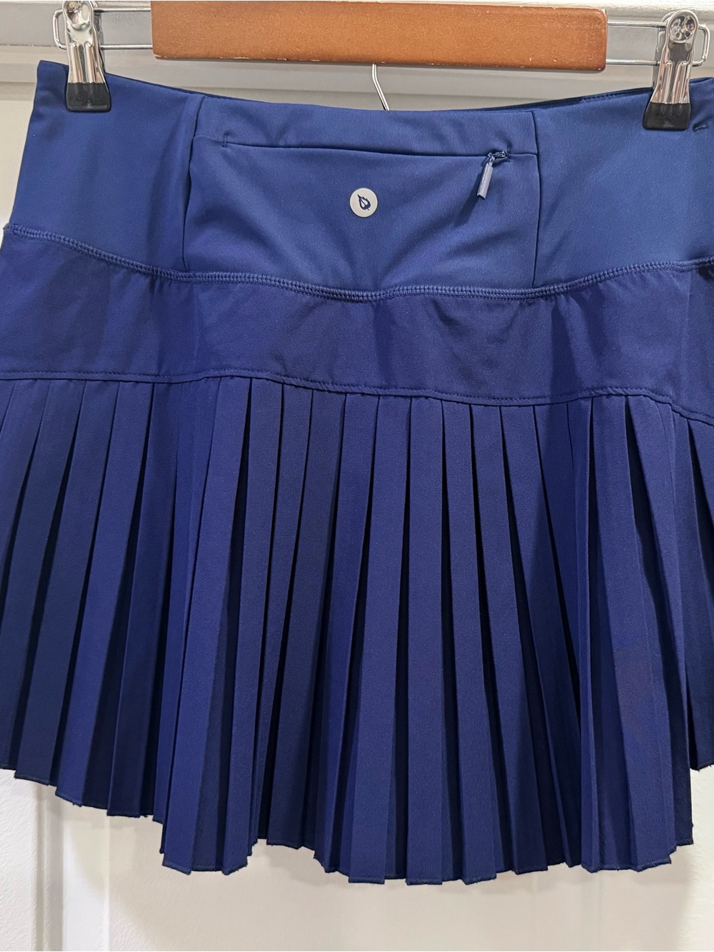 Baleaf Navy Blue Active Pleated Skort Skirt Medium Golf Tennis Pickleball - Picture 2 of 12